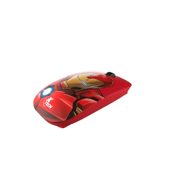 MOUSE XTECH WIRELESS XTM-M340IM IRON MAN - Imagen 2