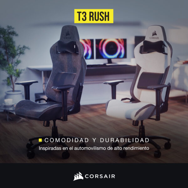 SILLA CORSAIR T3 RUSH - Imagen 11