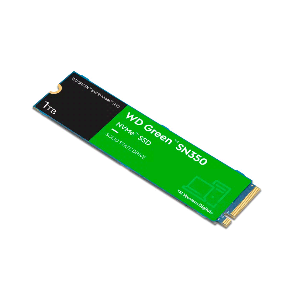 SSD M.2 NVME 1TB WESTERN DIGITAL SN350 WDS100T2G0C GREEN 2400/1850MB/S PCIE 3.0 - Imagen 3
