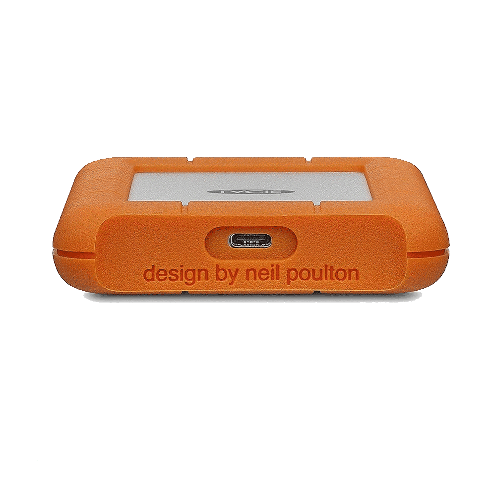 DISCO DURO EXTERNO LACIE 2TB RUGGED STFR2000800 USB-C 125 MB/S - Imagen 2
