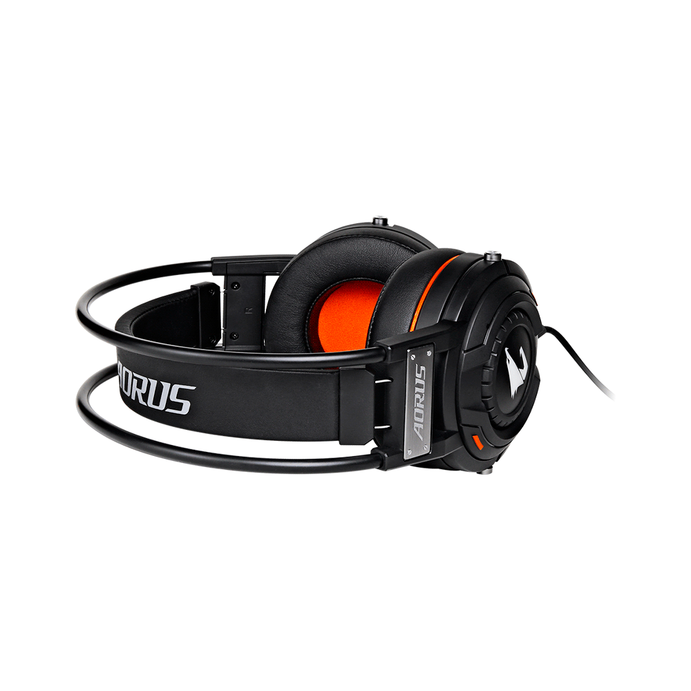 AURICULAR CON MICROFONO GAMER GIGABYTE GP-AORUS-H5 USB2.0/3.5MM 2 JACK NEGRO - Imagen 5