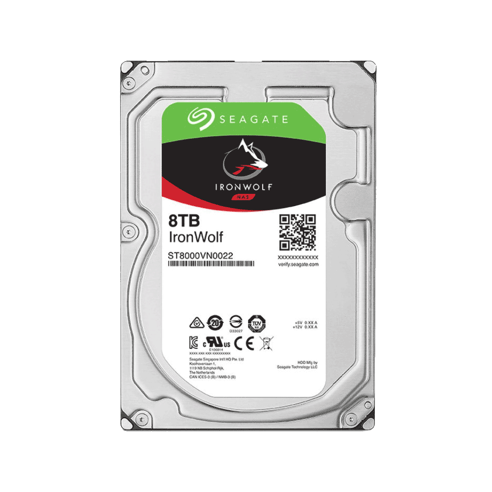 DISCO DURO SATA3 8TB SEAGATE 7200 256MB IRONWOLF NAS ST8000VN0022