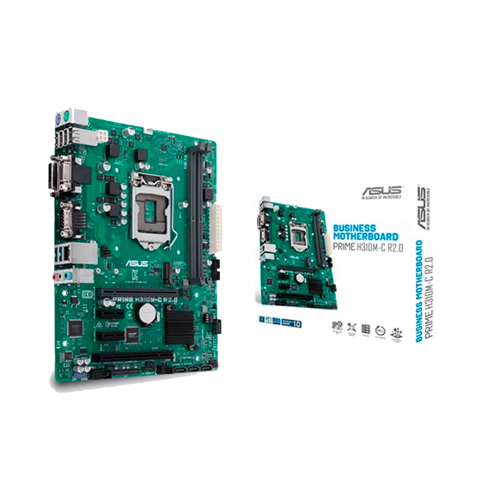 PLACA MADRE ASUS 1151 PRIME H310M-C R2.0 V/S/R/DVI/COM/M2/DDR4/MATX