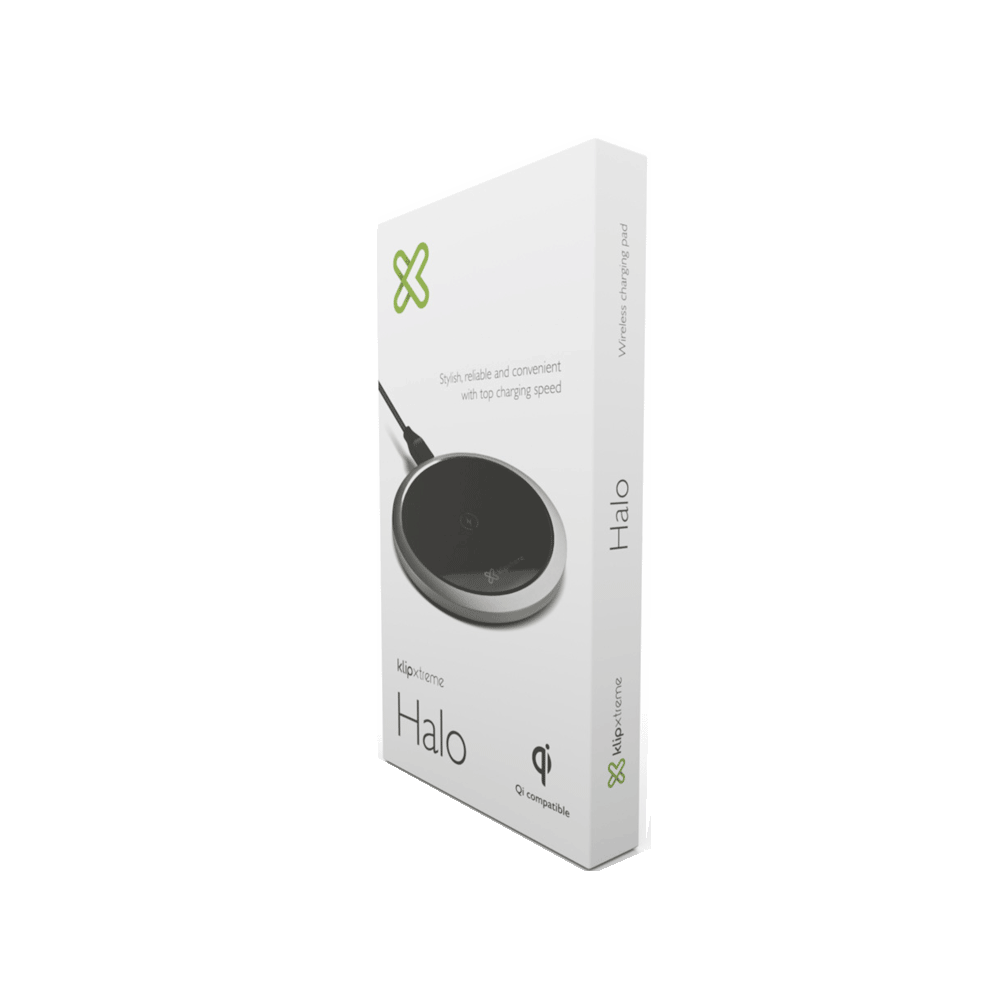 CARGAGOR KLIP KMA-850 PLATAFORMA DE CARGA INALAMBRICA NEGRO/PLATEADO - Imagen 2