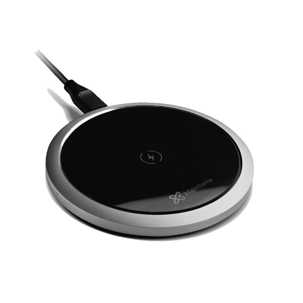 CARGAGOR KLIP KMA-850 PLATAFORMA DE CARGA INALAMBRICA NEGRO/PLATEADO