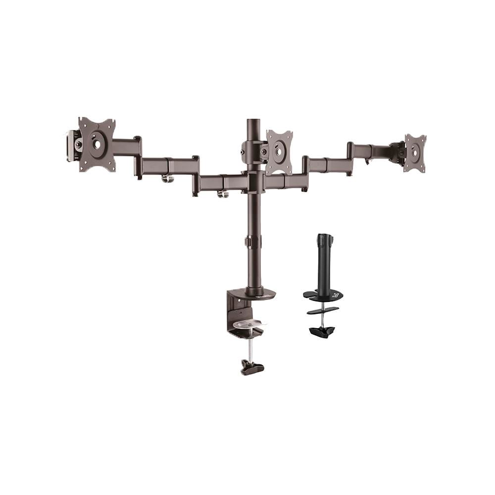 SOPORTE P/3MON KLIP KPM-320 13" A 27" 8KG C/LADO ART/INCL 90Ç÷/GIRA NEG