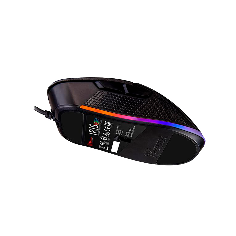 MOUSE GAMER USB MO-IRS-WDOHBK-01 IRIS RGB THERMAL 5000DPI - Imagen 3