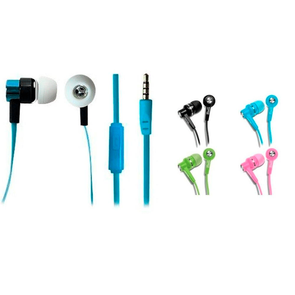 Paquete De 10 Unidades Auricular Con Microfono Xtech Xtg-215 Earph 3.5mm