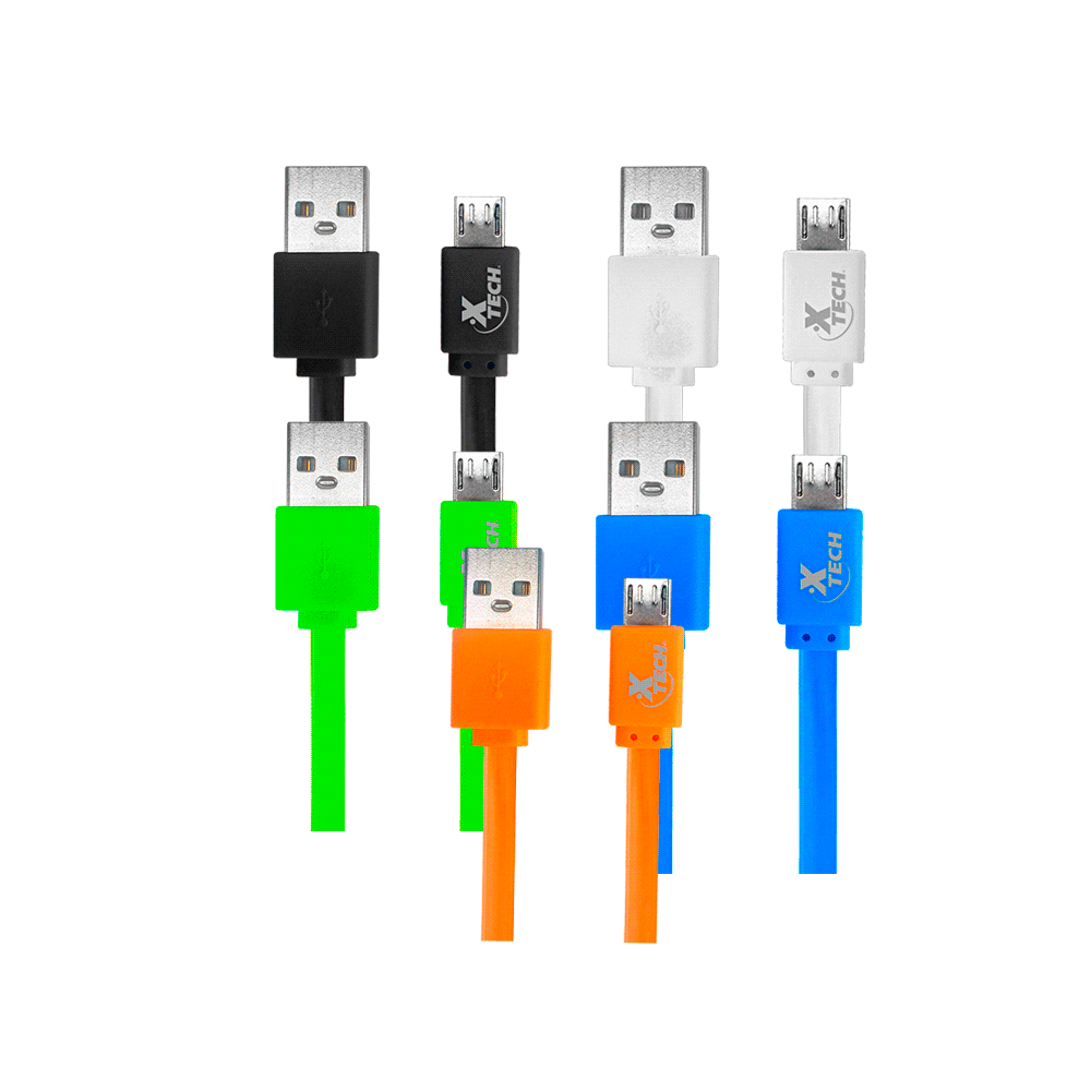 Paquete De 10 Unidades Cable Micro-Usb Xtg-211 1 Metro