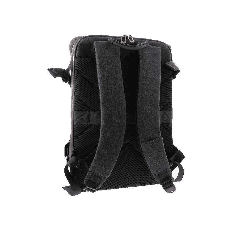 Mochila Klip 15.6" Knb-900gr Gris Resistente Al Agua Acolchonada - Imagen 3