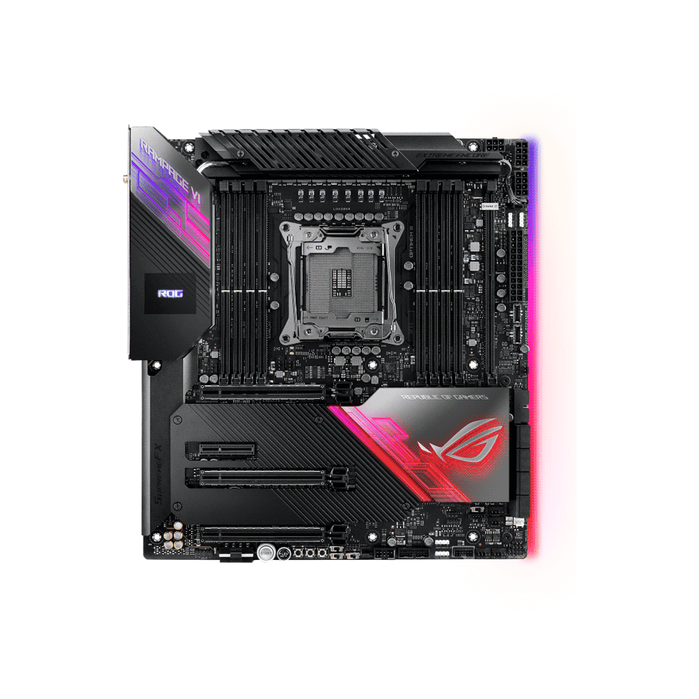 PLACA MADRE ASUS 2066 X299 ROG RAMPAGE VI EXTREME ENCORE S/2R/4M2/WIFI/DDR4/USB3 - Imagen 2