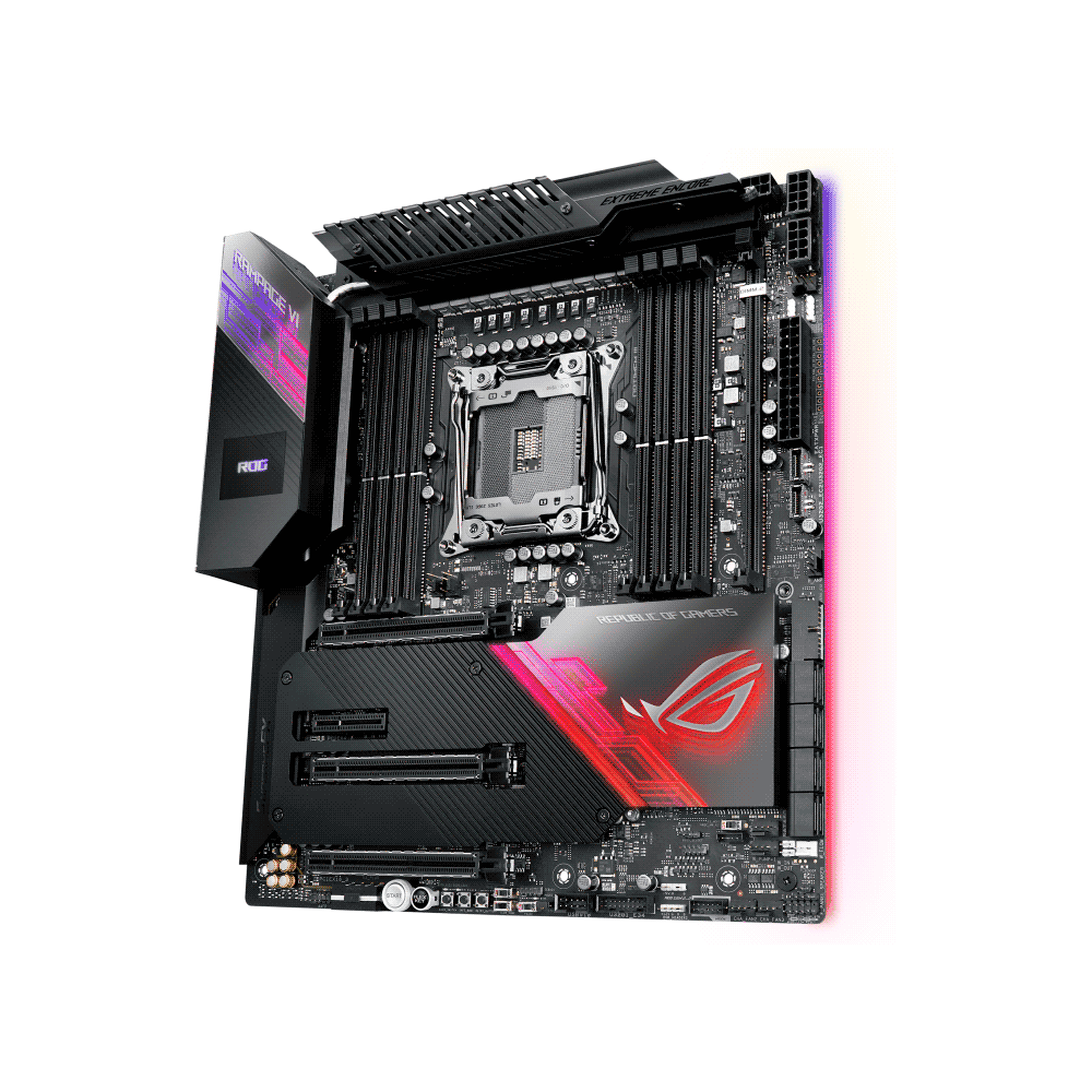 PLACA MADRE ASUS 2066 X299 ROG RAMPAGE VI EXTREME ENCORE S/2R/4M2/WIFI/DDR4/USB3 - Imagen 4
