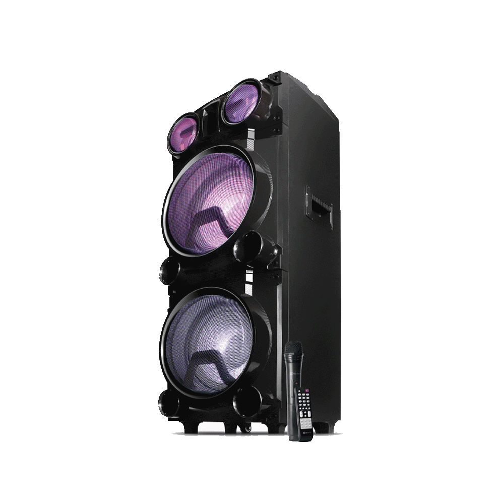 Caja Audio Klip Karaoke Kls-900 2000w/Bt/Fm/Usb/Mic/ Negro