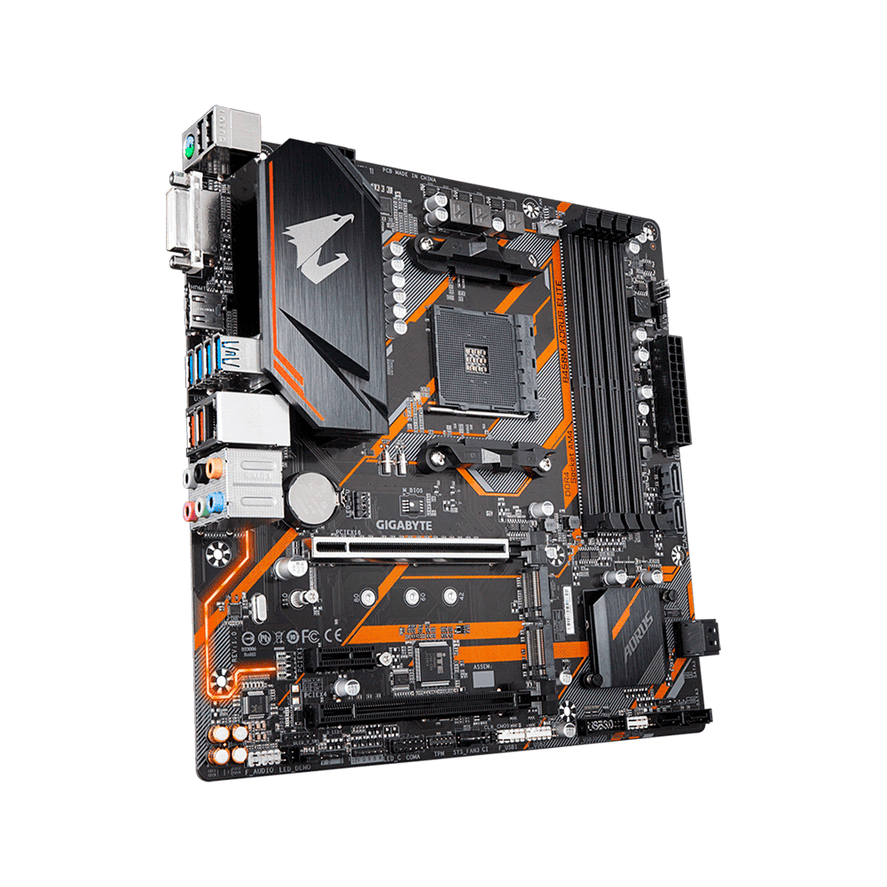 Placa Madre Gigabyte Am4 B450m Aorus Elite S/R/Hdmi/Dvi/M2/Ddr4/Matx/Rgb - Imagen 3