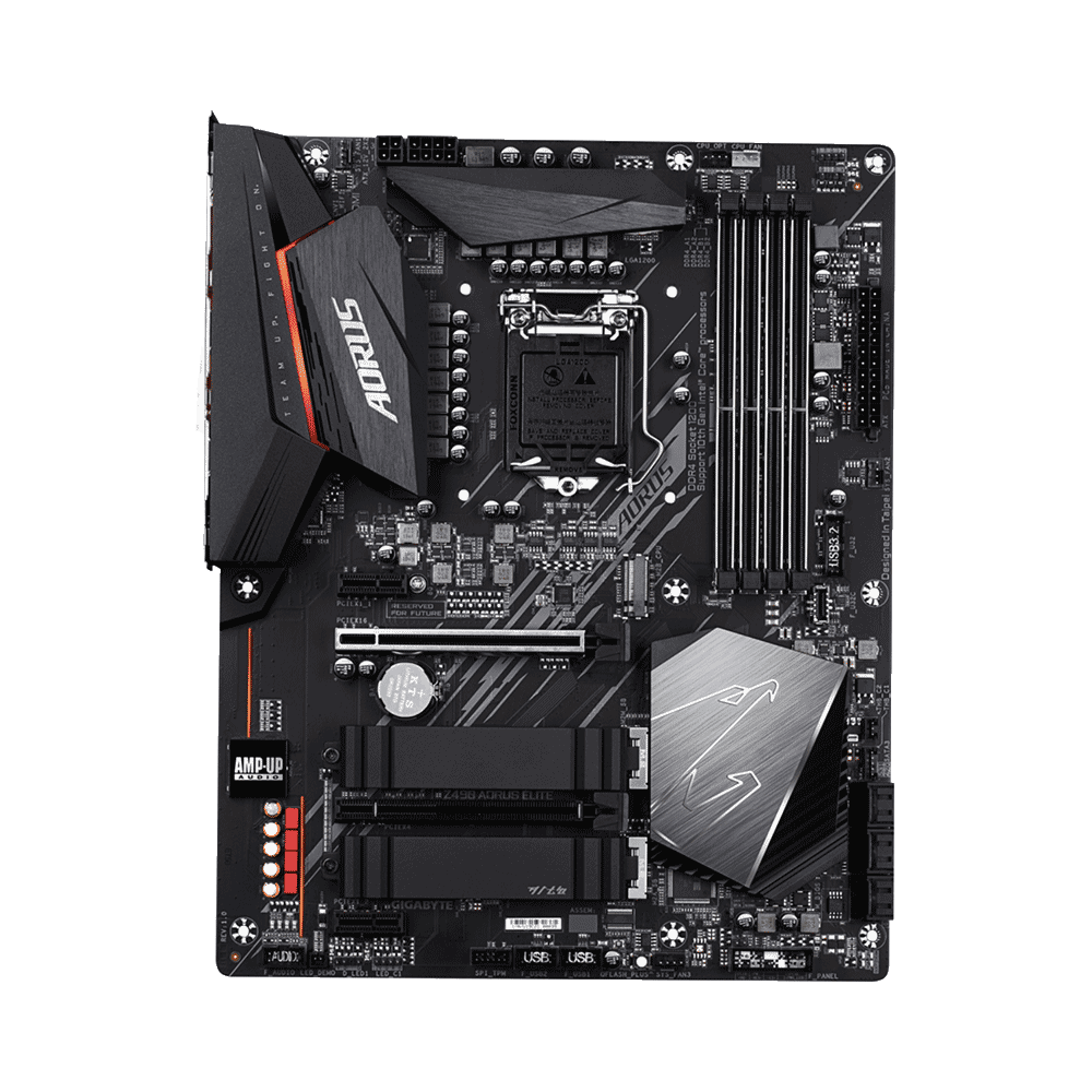 Placa Madre Gigabyte 1200 Z490 Aorus Elite S/R/2m2/Hdmi/Usb3.2/Ddr4/Atx/Rgb - Imagen 2
