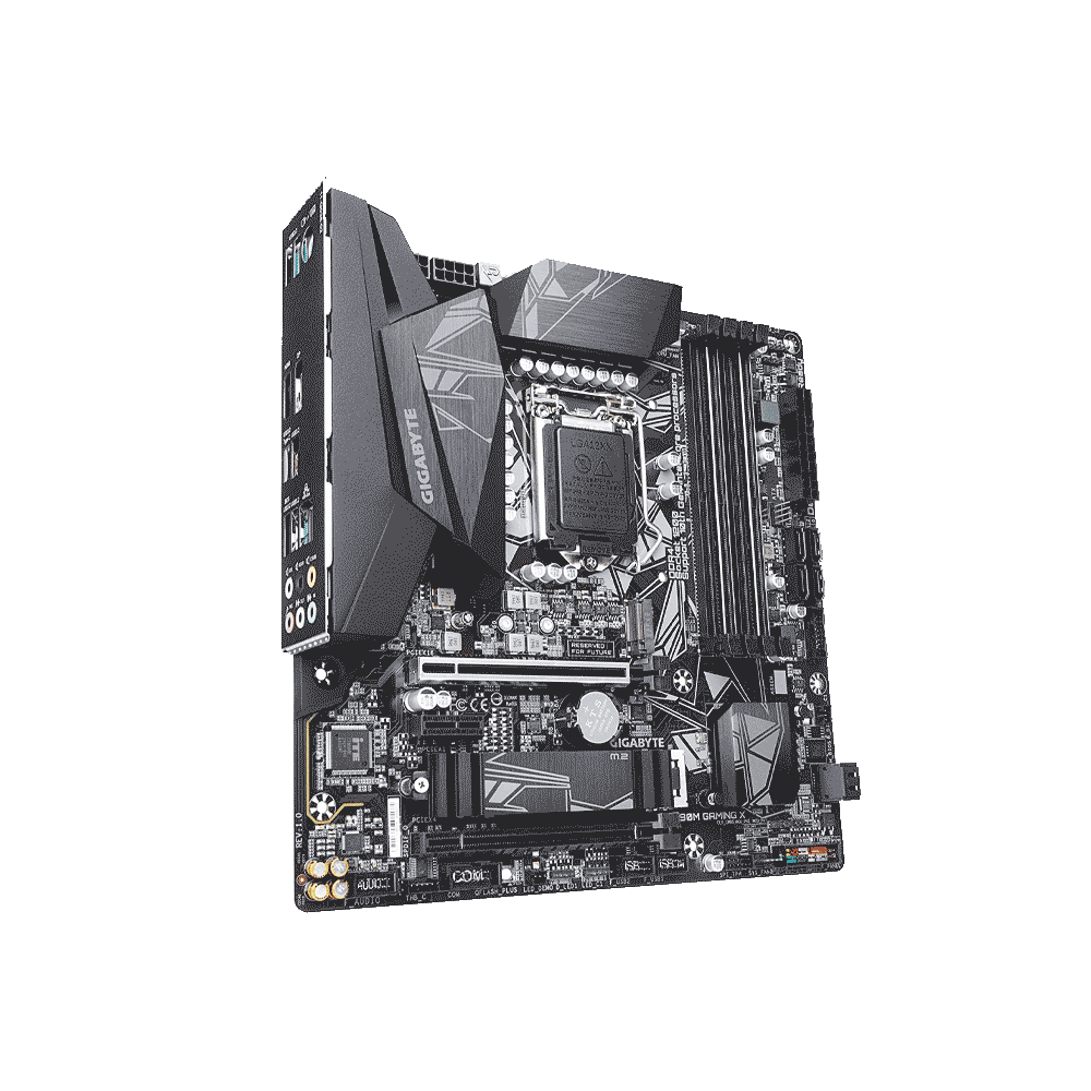 PLACA MADRE GIGABYTE 1200 Z490M GAMING X S/R/HDMI/DP/1M2/DD4/USB3.2/MATX/RGB - Imagen 2