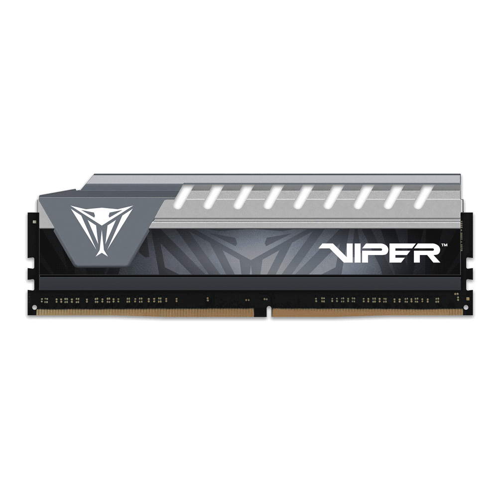 MEMORIA RAM DDR4 8G 2666 PATRIOT VIPER ELITE PVE48G266C6GY GRIS