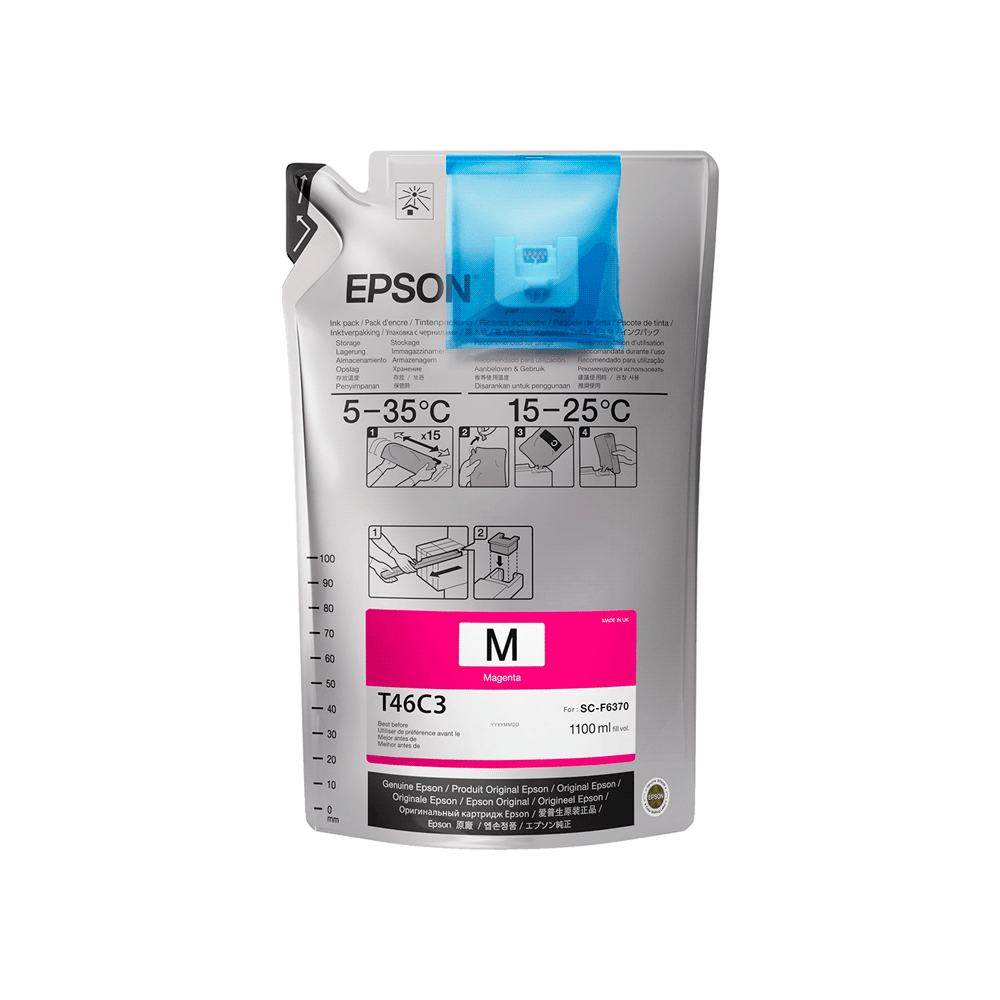 TINTA EPSON T46C320 MAGENTA 1100ML P/SURECOLOR F6370