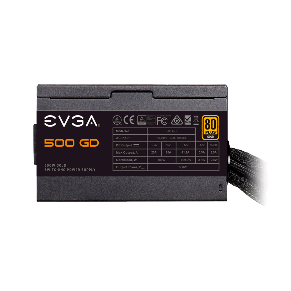 Fuente Evga 500w Gd 80plus Gold 100-Gd-0500-V1 - Imagen 5