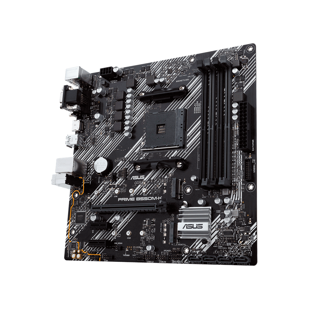 PLACA MADRE ASUS AM4 PRIME B550M-K V/S/R/HDMI/DVI/2M2/DD4/USB3.2/MATX - Imagen 3