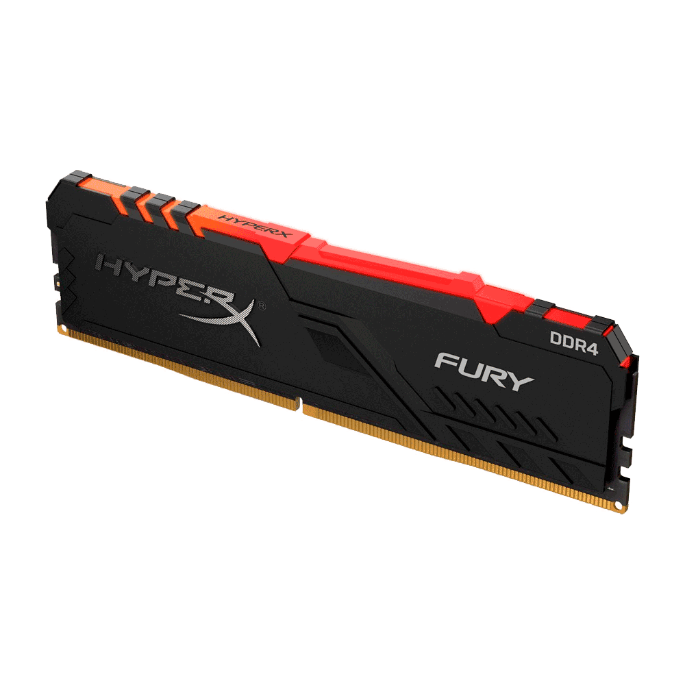 MEMORIA RAM DDR4 16G 2666 KING HYPX FURY BK HX426C16FB3A/16 RGB - Imagen 2