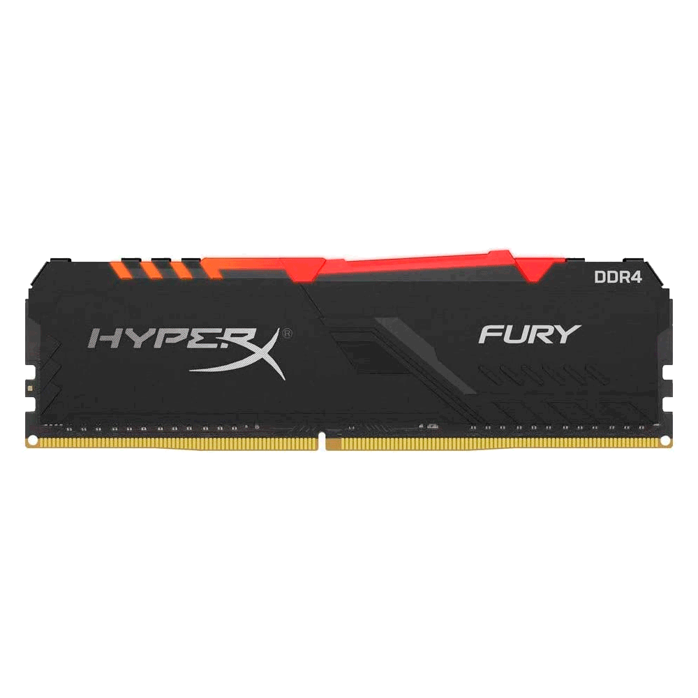MEMORIA RAM DDR4 16G 2666 KING HYPX FURY BK HX426C16FB3A/16 RGB