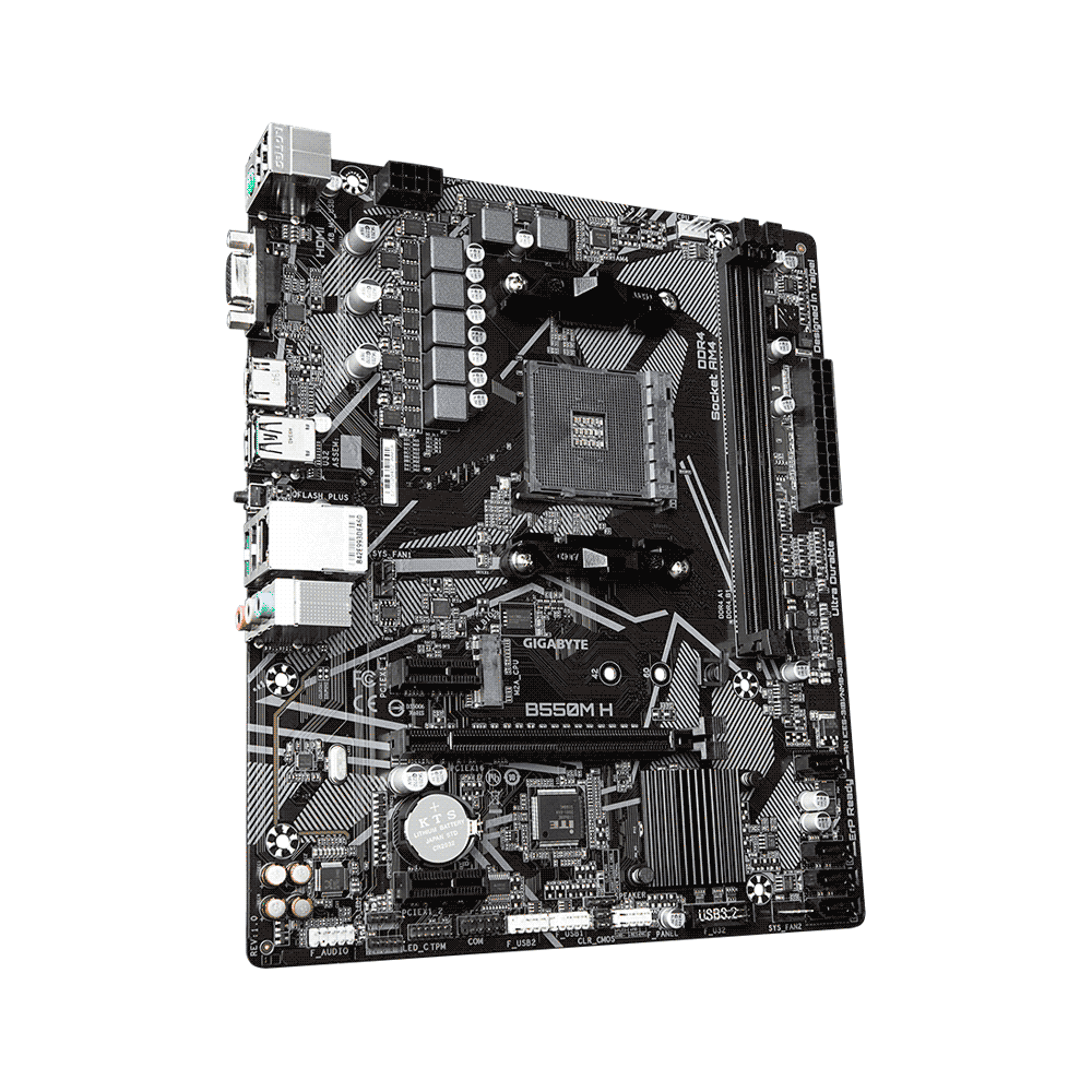 PLACA MADRE GIGABYTE AM4 B550M H V/S/R/HDMI/M2/DDR4/USB3.2/MATX - Imagen 3