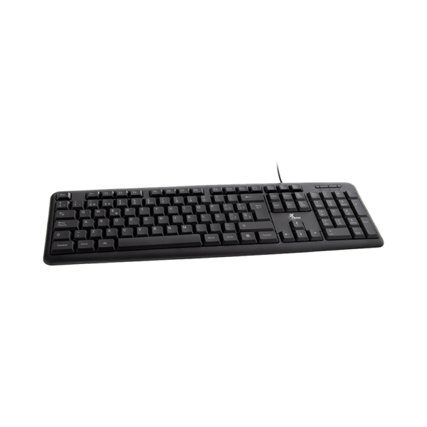 TECLADO USB XTECH XTK-092S ESPAÑOL/NEGRO