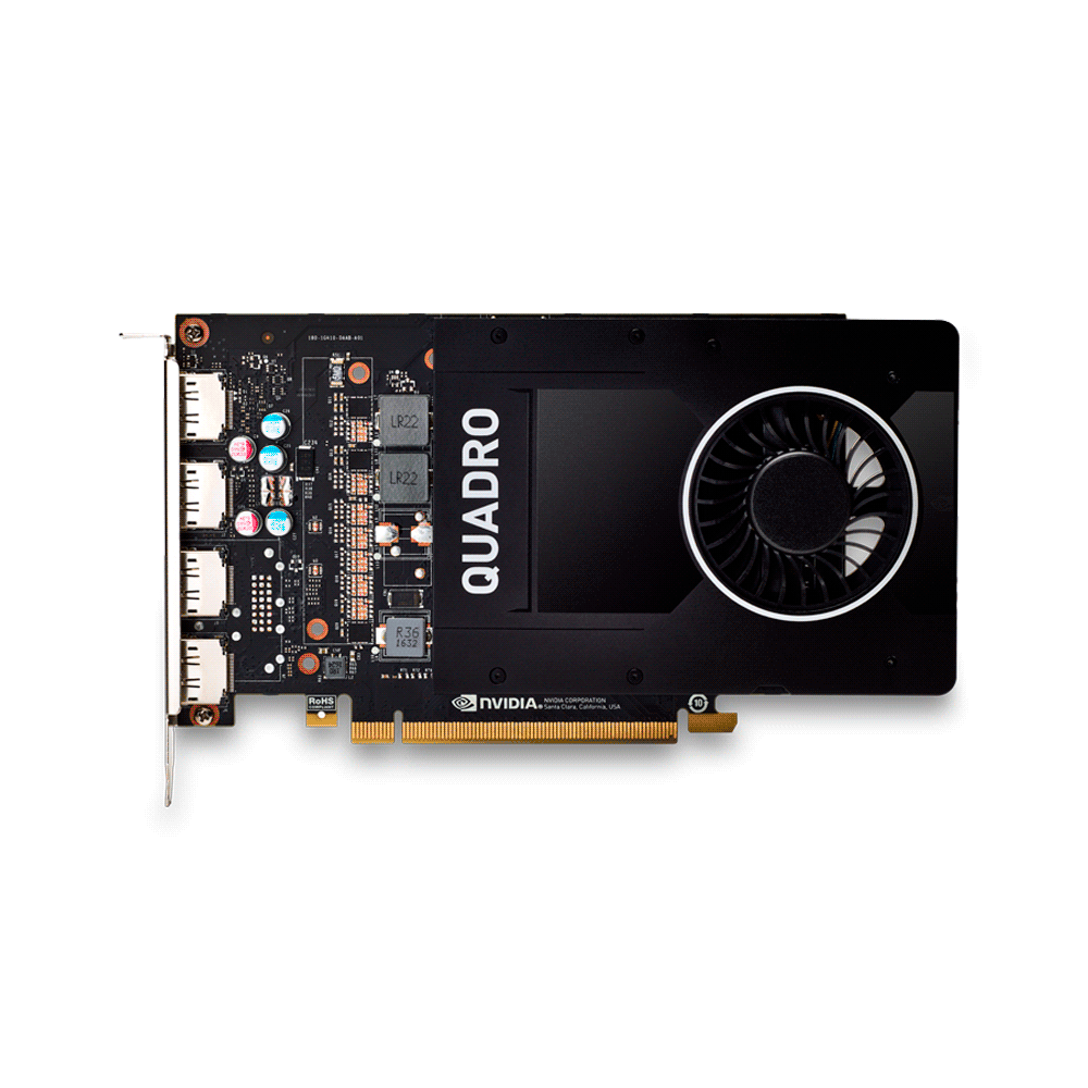 PLACA DE VIDEO NVIDIA QUADRO P2200 5GB DD5X VCQP2200-SB 160BIT - Imagen 2