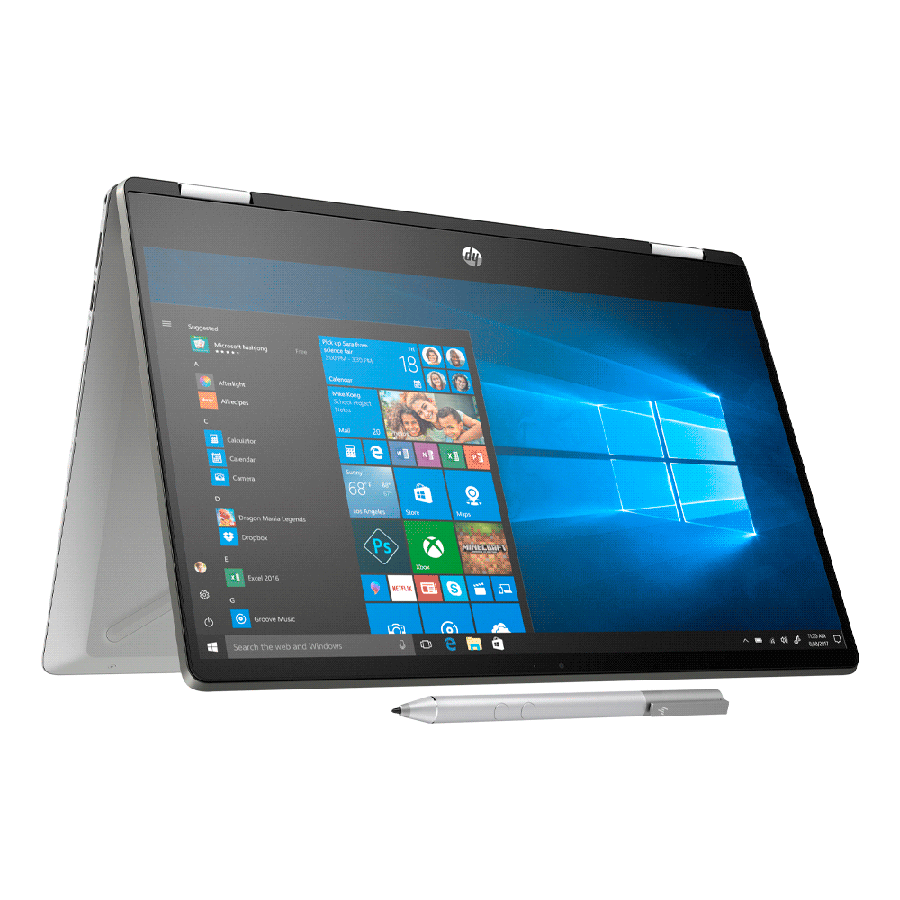 NOTEBOOK HP X360 14-DH0028LA PENTIUM 1.1/4G/500/W10H/14"/PLATA - Imagen 2