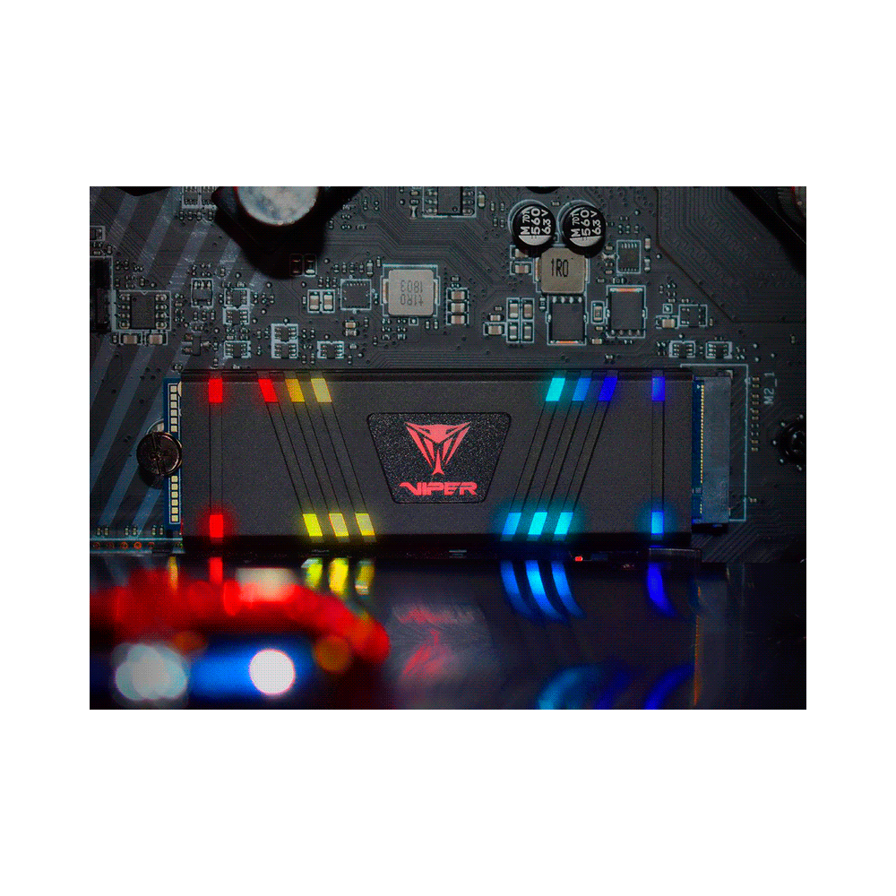 SSD M.2 PCIE 512GB PATRIOT VIPER NVME VPR100-512GM28H RGB - Imagen 4
