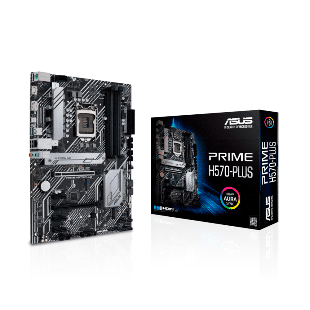 PLACA MADRE ASUS 1200 PRIME H570-PLUS S/R/HDMI/DP/2M2/DD4/USB3.2/ATX/AURA