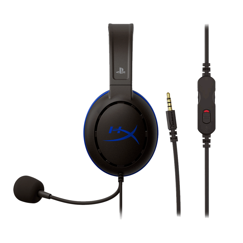 AURICULAR CON MICROFONO GAMER HYPERX HX-HSCCHS-BK/AM CLOUDX CHAT HEADPH 3.5MM/ANC/PS4-5/N - Imagen 3