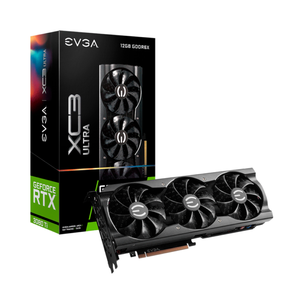 PLACA DE VIDEO EVGA RTX3080TI XC3 ULTRA GAMING 12GB GDDR6X 12G-P5-3955-KR