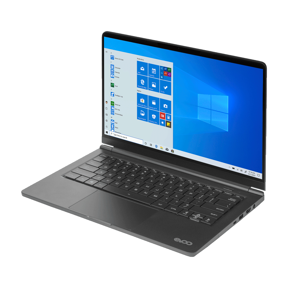 NOTEBOOK EVOO EVC141-12BK AMD R5 2.1/8G/256SSD/W10H/14.1"FHD NEGRO - Imagen 3