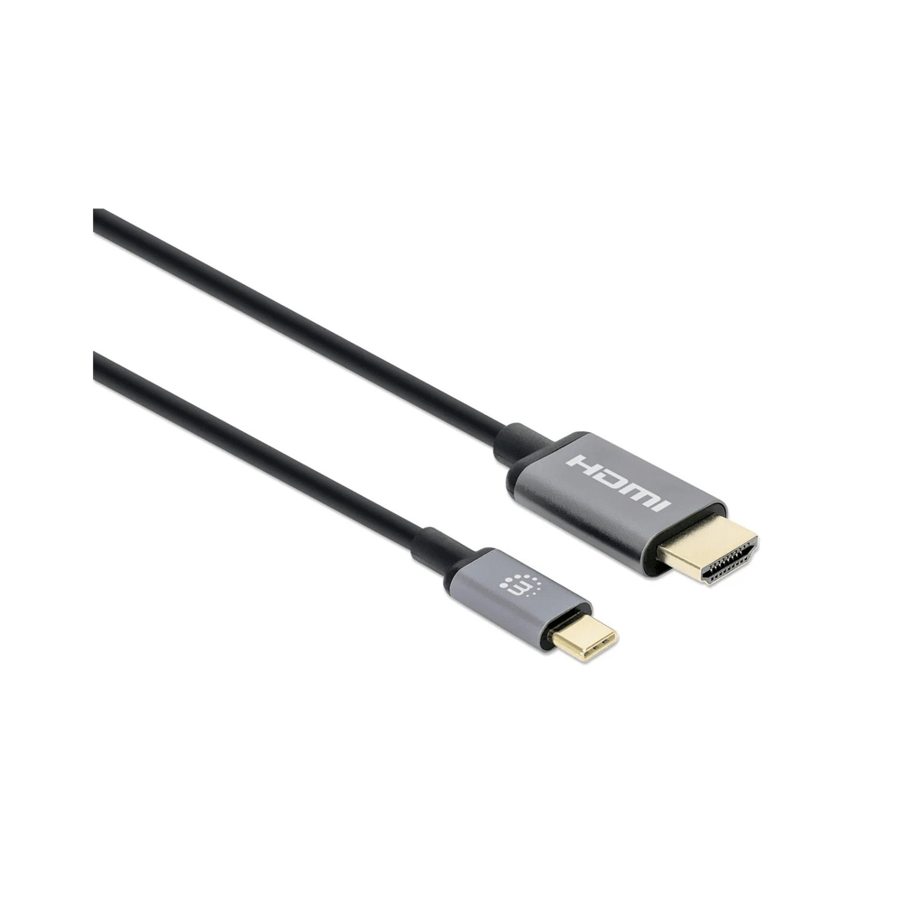 CABLE USB-C/HDMI 152235 MACHO/MACHO 1MT/4K/30HZ NEGRO BOLSA - Imagen 2