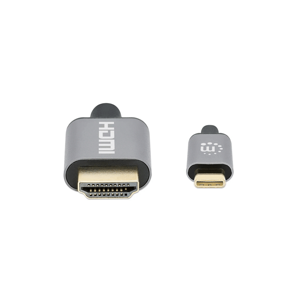 CABLE USB-C/HDMI 152235 MACHO/MACHO 1MT/4K/30HZ NEGRO BOLSA - Imagen 3