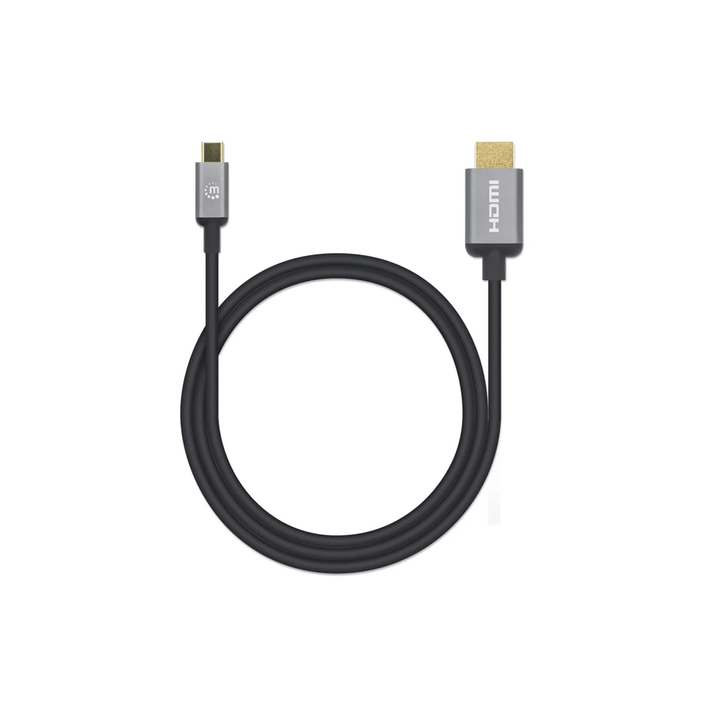 CABLE USB-C/HDMI 152235 MACHO/MACHO 1MT/4K/30HZ NEGRO BOLSA - Imagen 4