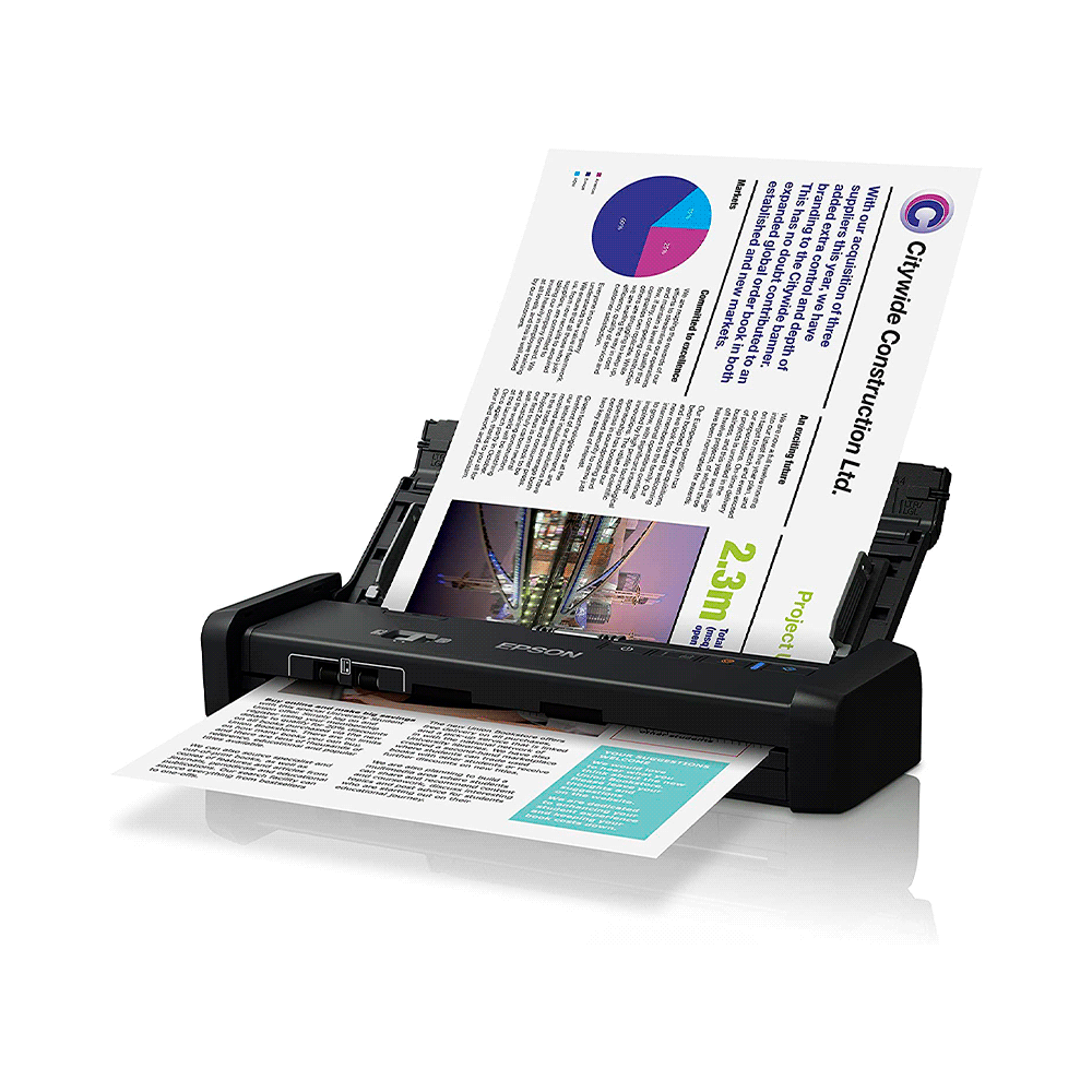 SCANNER EPSON DS-320 DUPLEX/COLOR/USB/ADF/BIVOLT/CAB/USB - Imagen 2