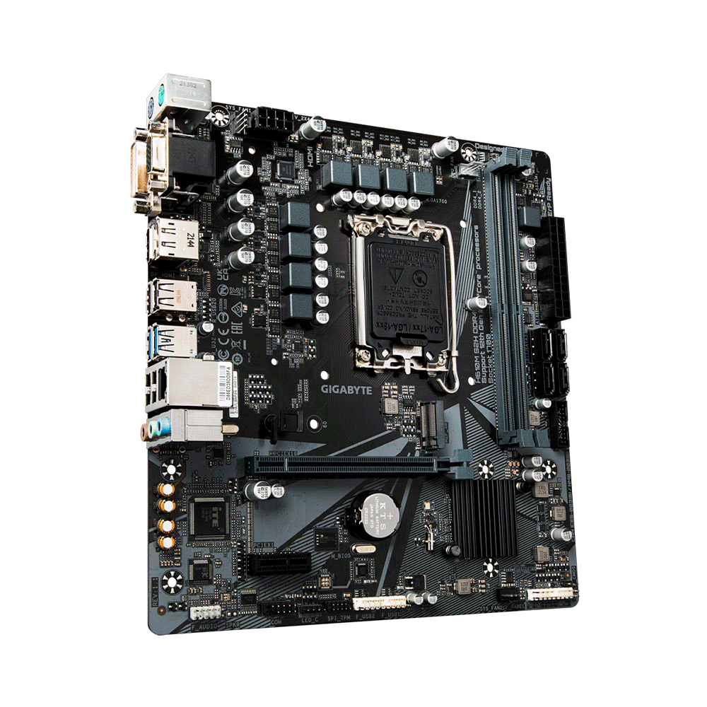 PLACA MADRE GIGABYTE 1700 H610M S2H DDR4 V/S/R/HDMI/DP/DVI/M.2/USB3.2/MATX - Imagen 3