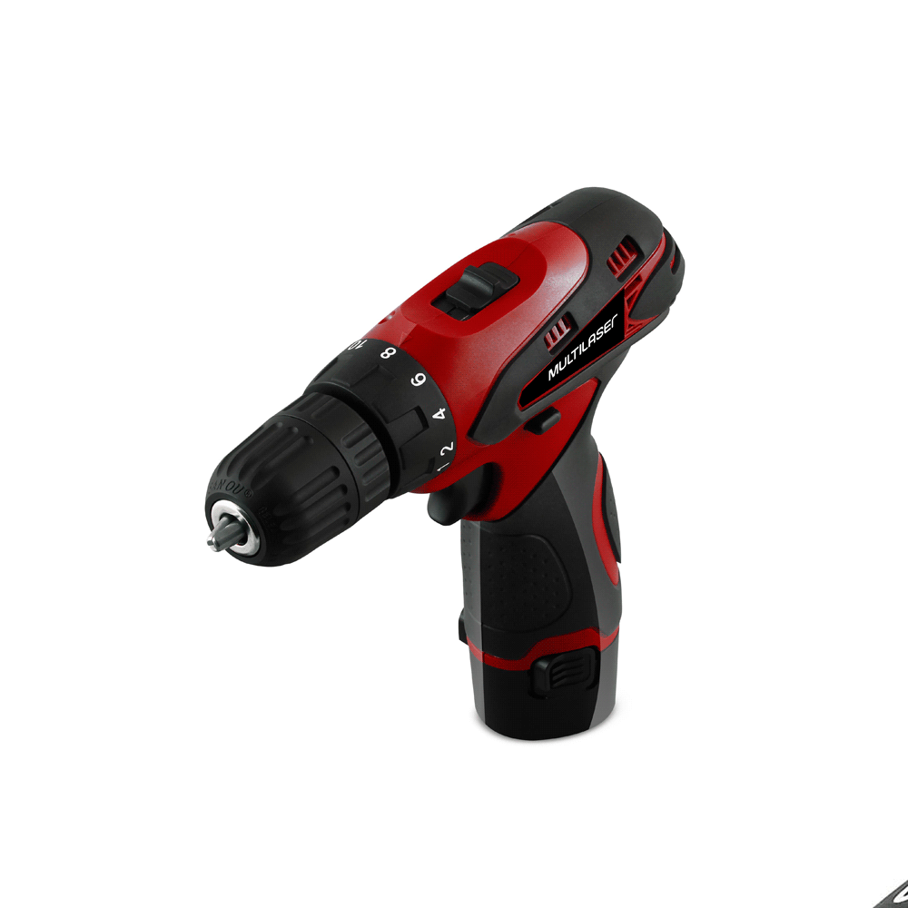 TALADRO Y DESTORNILLADOR MULTILASER HO064 8V RECARGABLE BIVOLT - Imagen 2