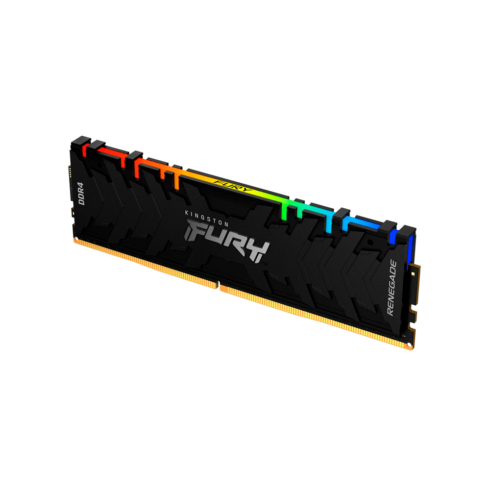 MEMORIA RAM DDR4 8GB 3200 KINGSTON FURY RENEGADE BK KF432C16RBA/8 RGB XMP - Imagen 3