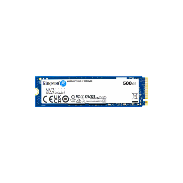 SSD M.2 NVME  500GB KINGSTON SNV3S/500G 5000/3000MB/S PCIE 4.0