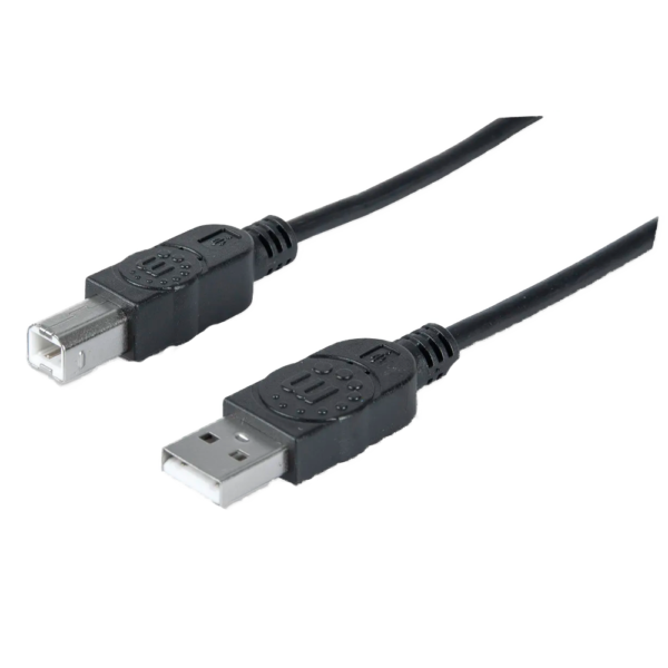 CABLE USB PRINTER 333382 3MTS USB A MACHO/ B MACHO 480 MBPS NEGRO BOLSA