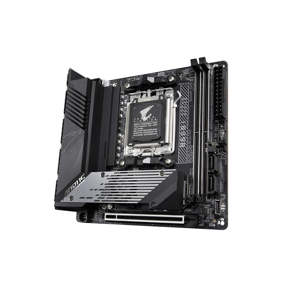 PLACA MADRE GIGABYTE AM5 B650I AORUS ULTRA DDR5 S/R/HDMI/DP/2M2/WIFI/USB/M-ITX - Imagen 4