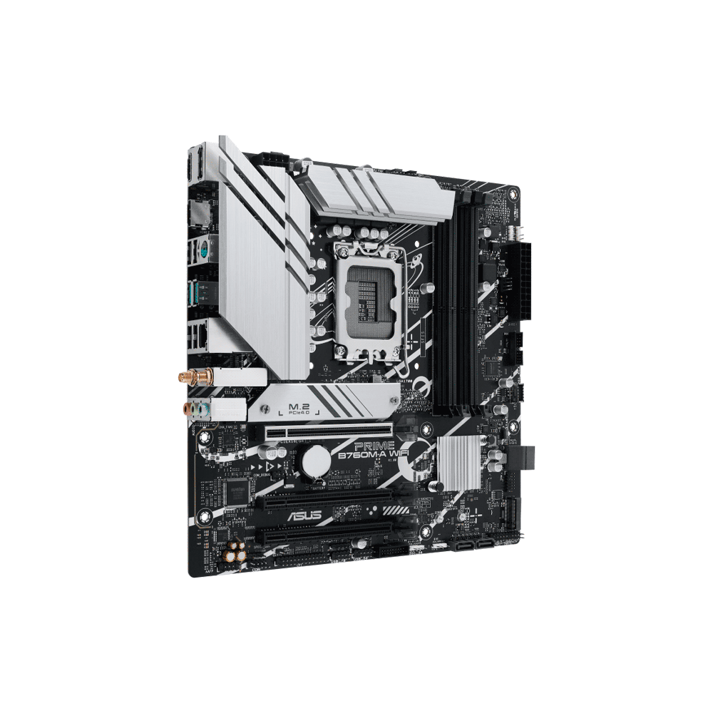 PLACA MADRE ASUS 1700 PRIME B760M-A WIFI DDR5 S/R/HDMI/DP/2M2/USB3.2/MATX - Imagen 2