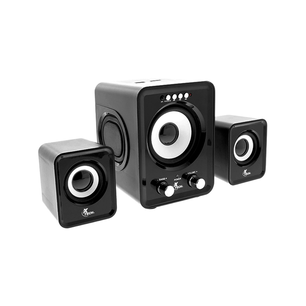 PARLANTE XTECH XTS-375BK 12W AUX/USB/M-SD/NEGRO - Imagen 2