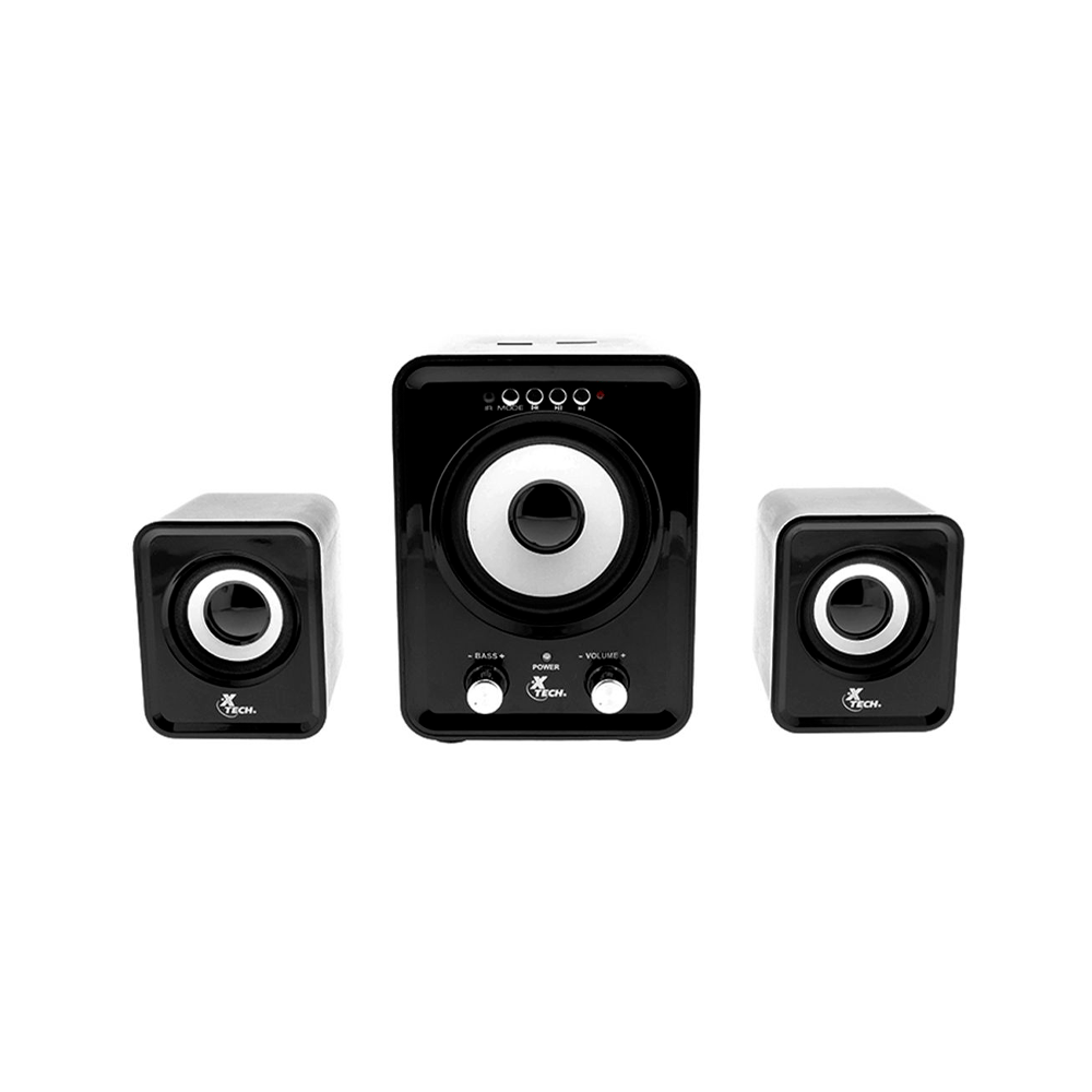 PARLANTE XTECH XTS-375BK 12W AUX/USB/M-SD/NEGRO