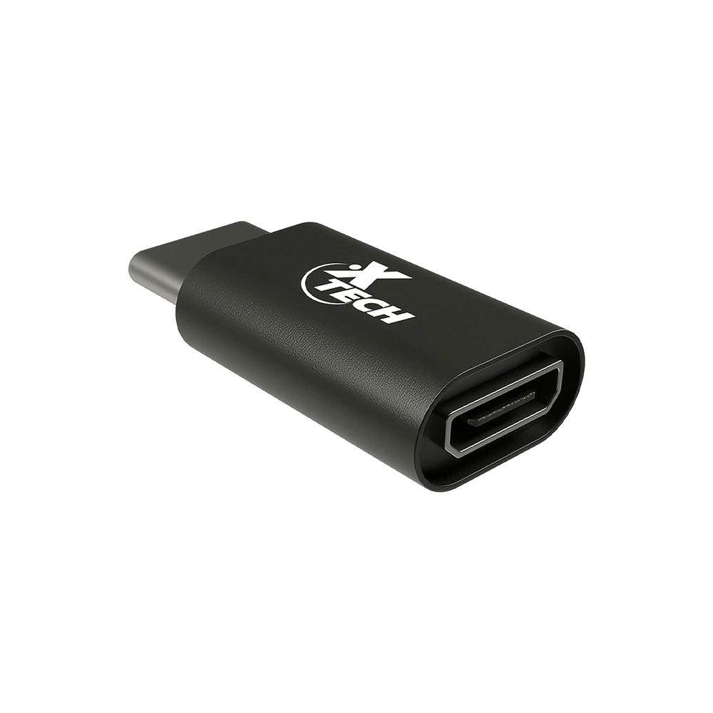 ADAPTADOR USB-C/M-USB M/H XTECH XTC-526 480MBPS/NEGRO - Imagen 2