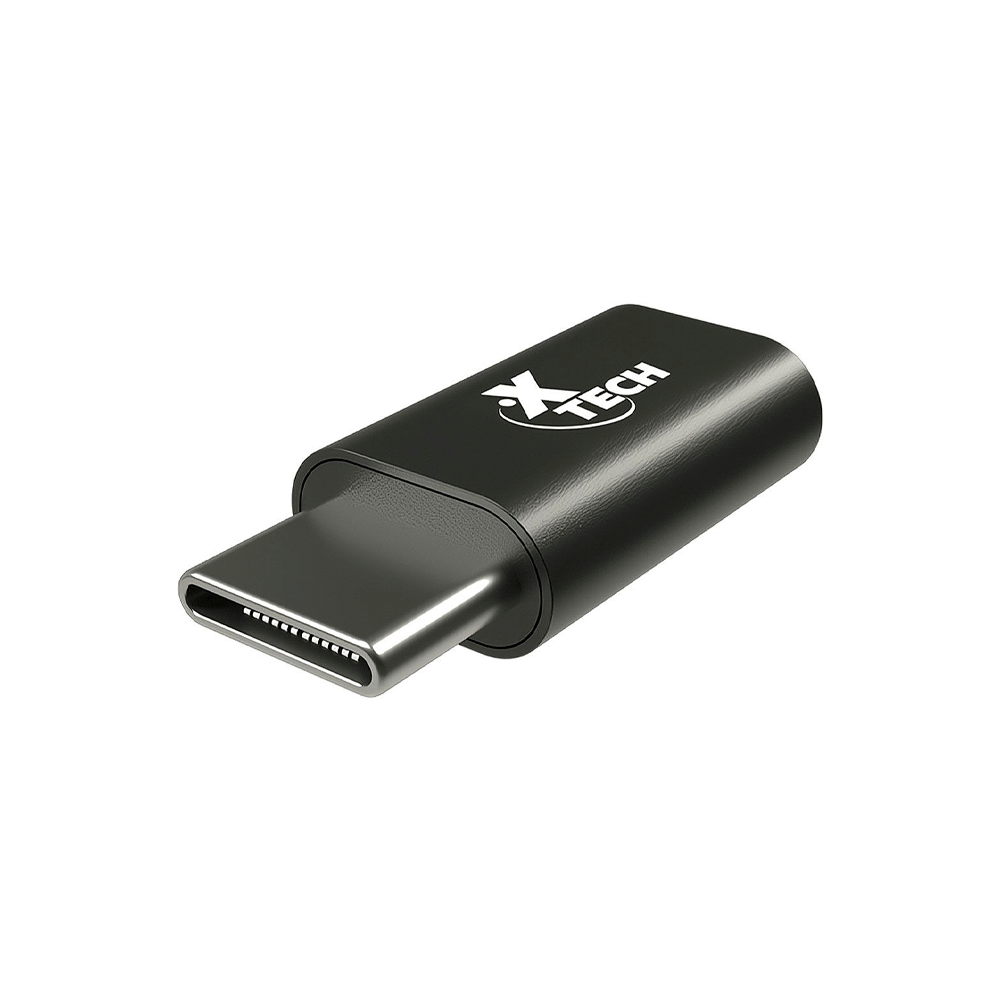 ADAPTADOR USB-C/M-USB M/H XTECH XTC-526 480MBPS/NEGRO